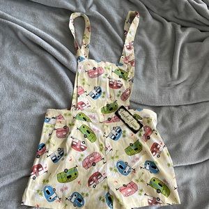 Voodoo Vixen / ModCloth camper short overalls